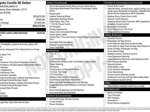 Used 2022 Toyota Corolla SE FWD image 29