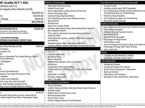 Used 2016 GMC Acadia SLT w/ Open Road Package AWD/4WD image 15