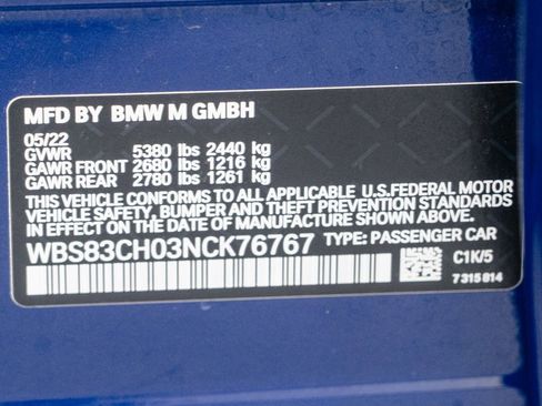 Used 2022 BMW M5 Base w/ Executive Package image 34