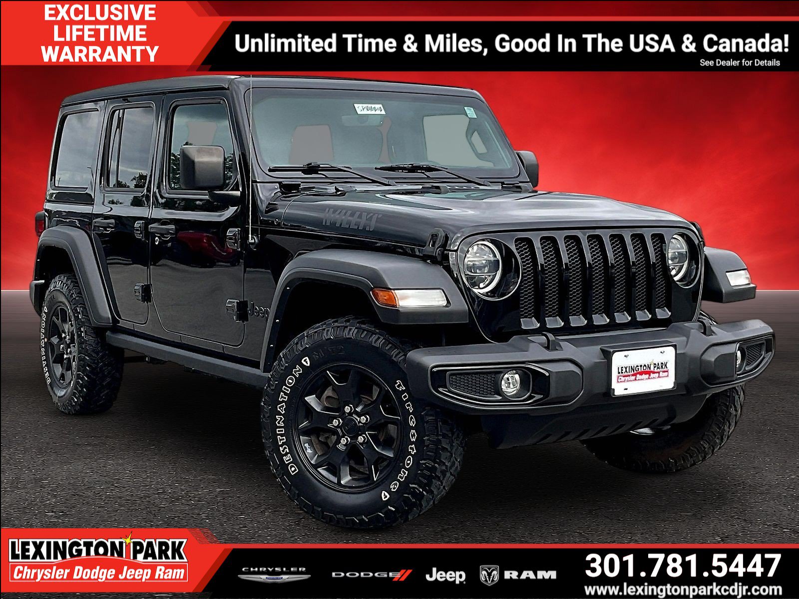 Used 2022 Jeep Wrangler Unlimited Sport AWD/4WD image 1
