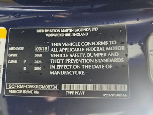 Used 2019 Aston Martin DB11 Volante RWD image 13
