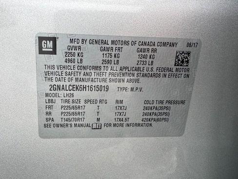 Used 2017 Chevrolet Equinox LT w/ Convenience Package image 23