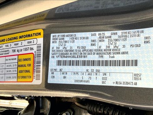New 2025 Ford Ranger XLT w/ Equipment Group 301A High AWD/4WD image 13