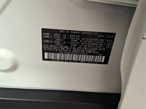 Certified 2023 Subaru Outback Limited image 30