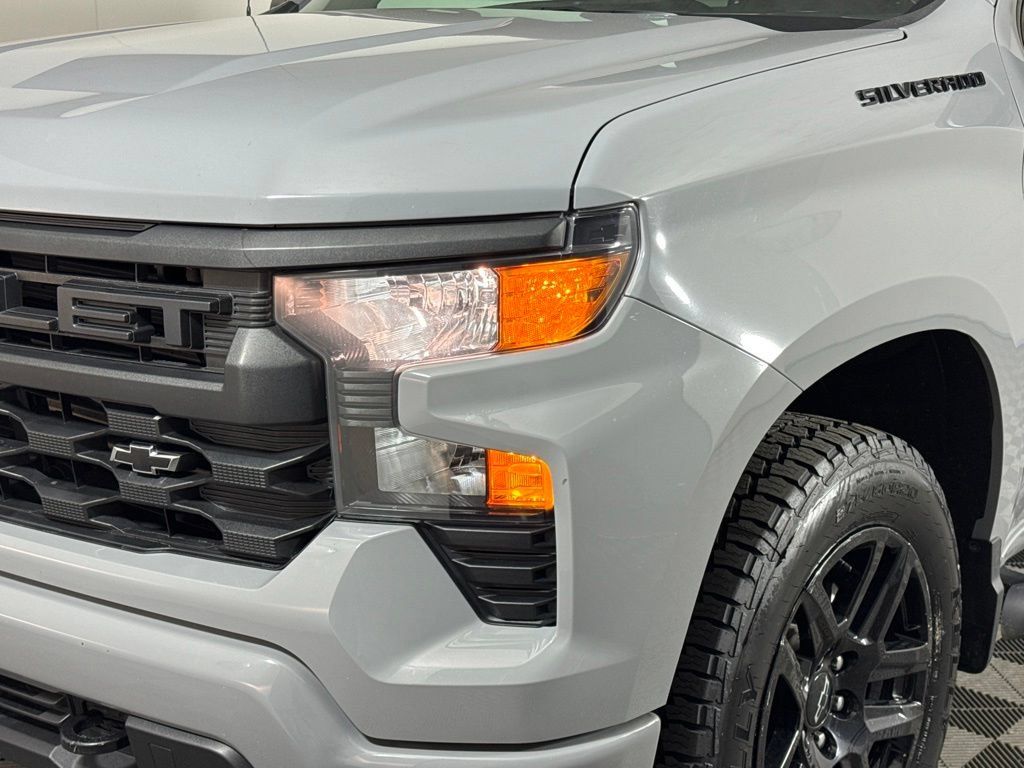Certified 2024 Chevrolet Silverado 1500 Custom w/ Turbomax Blackout Package AWD/4WD image 2
