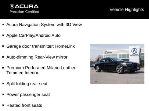 Certified 2025 Acura TLX w/ Technology Package image 17
