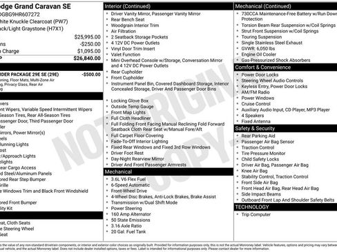 Used 2017 Dodge Grand Caravan SE image 9