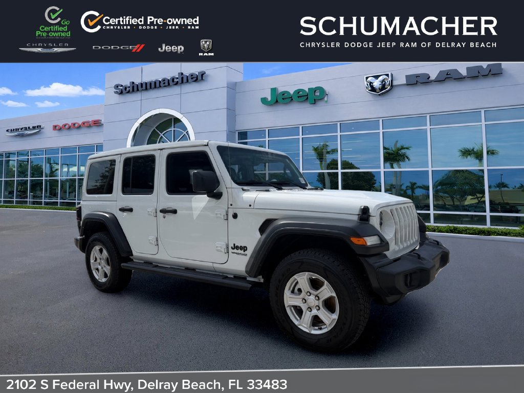 Certified 2022 Jeep Wrangler Unlimited Sport w/ Sun And Sound Package AWD/4WD image 1