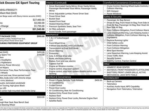 New 2026 Buick Encore GX Sport Touring w/ Comfort Package image 2