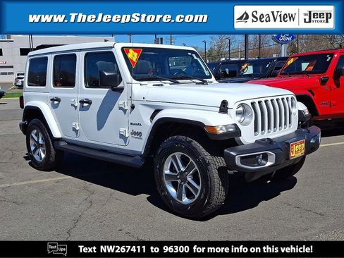 Certified 2022 Jeep Wrangler Unlimited Sahara w/ Cold Weather Group image 1