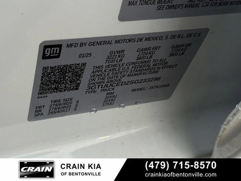 Used 2025 GMC Sierra 1500 Elevation w/ Preferred Package AWD/4WD image 34
