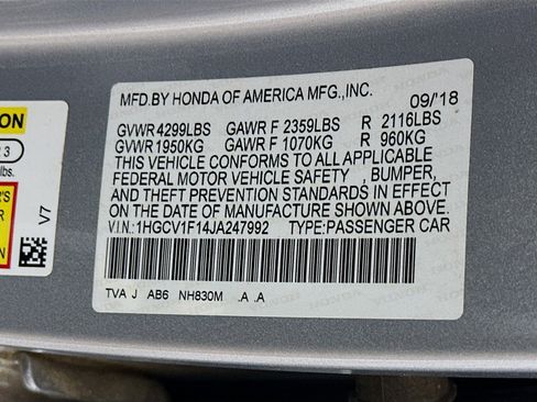 Used 2018 Honda Accord LX image 12