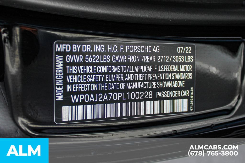 Used 2023 Porsche Panamera 4 Platinum Edition w/ Assistance Package AWD/4WD image 40