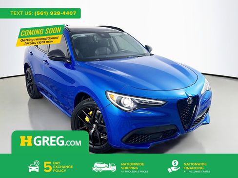 Used 2021 Alfa Romeo Stelvio Ti w/ Nero Edizione image 1