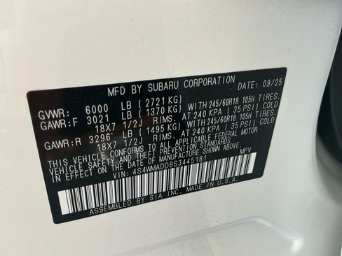 Certified 2025 Subaru Ascent Premium w/ Premium Package image 38