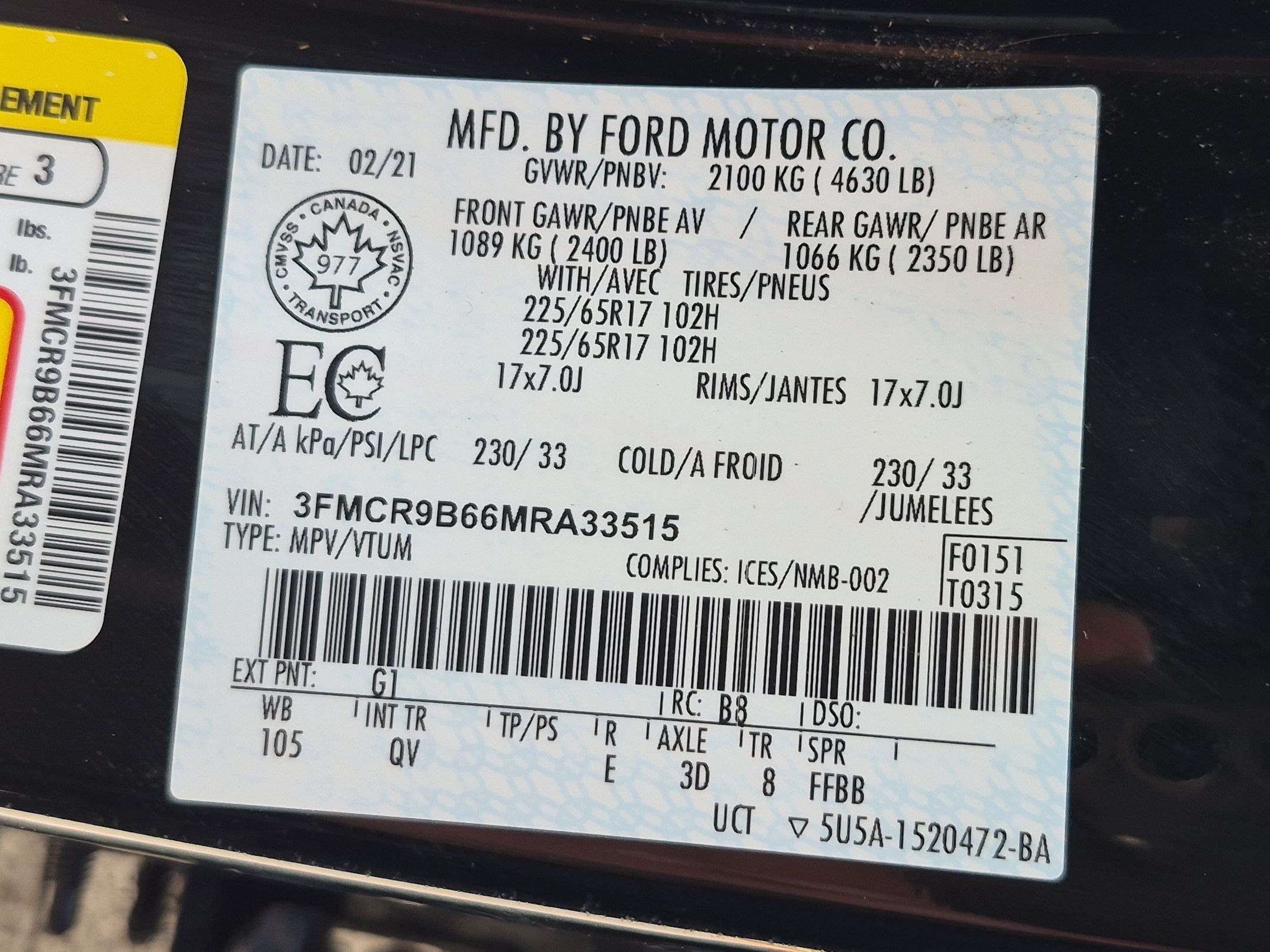 Used 2021 Ford Bronco Sport Big Bend AWD/4WD image 33
