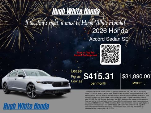 New 2026 Honda Accord SE image 3