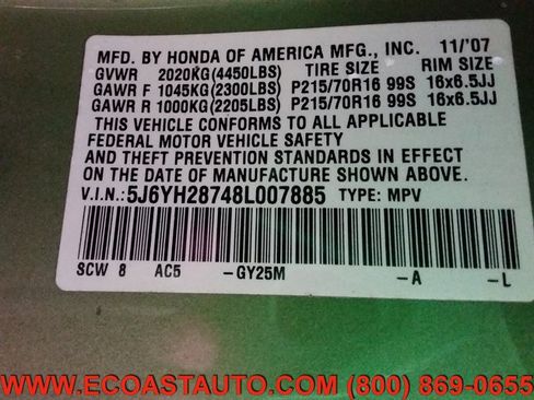 Used 2008 Honda Element EX image 26