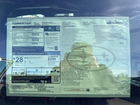 New 2026 Subaru Forester Sport AWD/4WD image 33