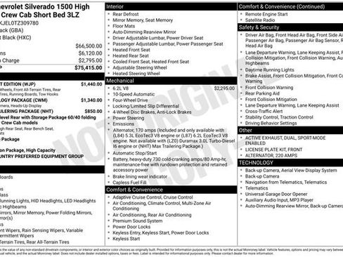 New 2026 Chevrolet Silverado 1500 High Country w/ Midnight Edition image 6