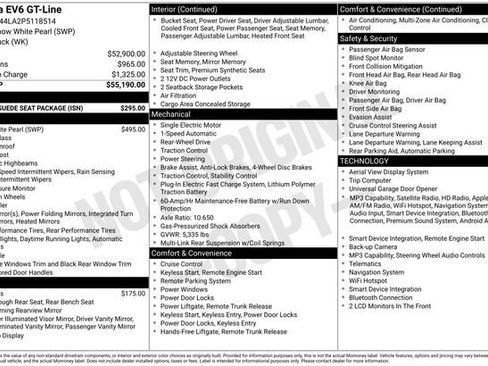 Certified 2023 Kia EV6 GT-Line w/ GT-Line Suede Seat Package RWD image 15