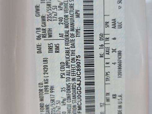 Used 2018 Ford Escape SE image 24