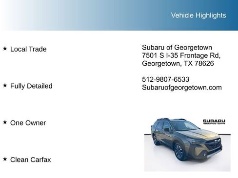 Certified 2025 Subaru Outback Limited image 11