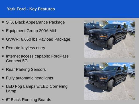 Used 2025 Ford F150 STX w/ STX Black Appearance Package AWD/4WD image 2