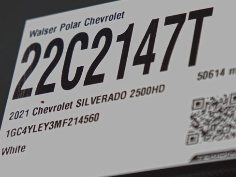 Used 2021 Chevrolet Silverado 2500 W/T w/ WT Convenience Package image 29