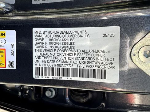 Used 2025 Honda Accord SE image 33