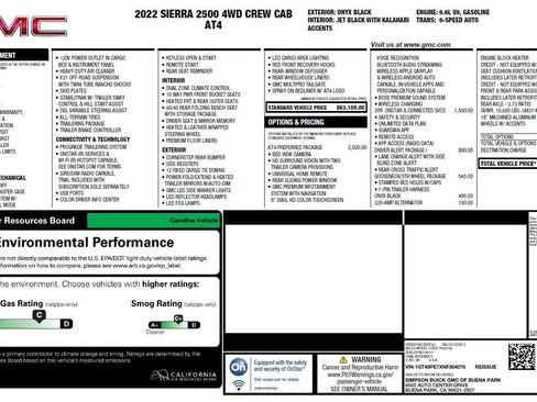 Used 2022 GMC Sierra 2500 AT4 w/ AT4 Preferred Package AWD/4WD image 3
