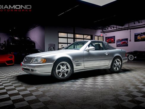 Used 2002 Mercedes-Benz SL 500 Silver Arrow image 78