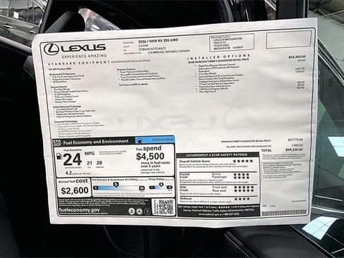 New 2026 Lexus RX 350 Premium image 14