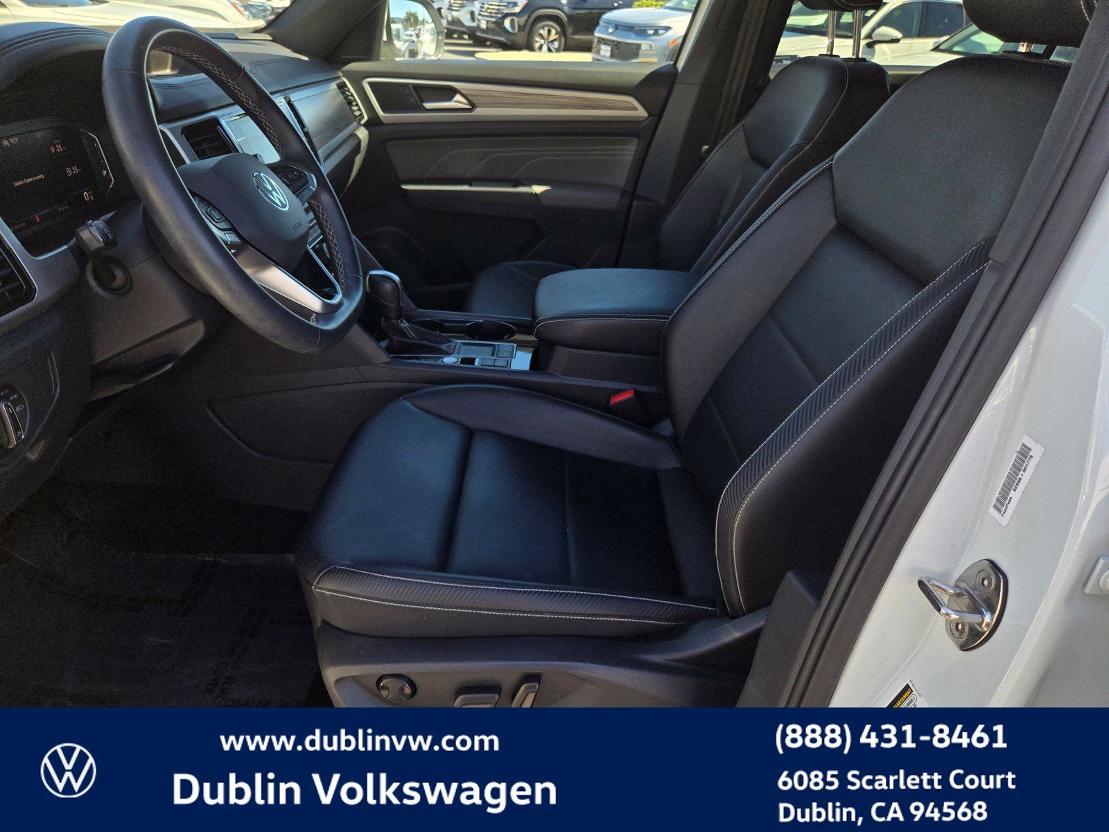 Certified 2023 Volkswagen Atlas Cross Sport SE w/ Black Wheel Package FWD image 16