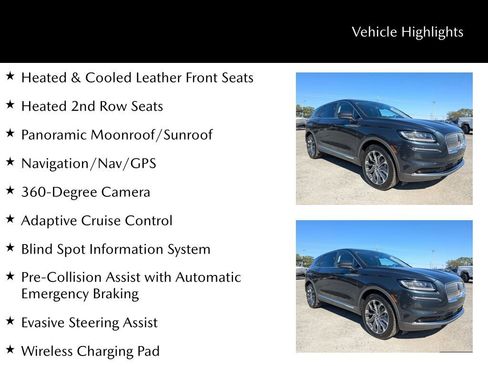 Used 2022 Lincoln Nautilus Reserve w/ Equipment Group 201A image 35