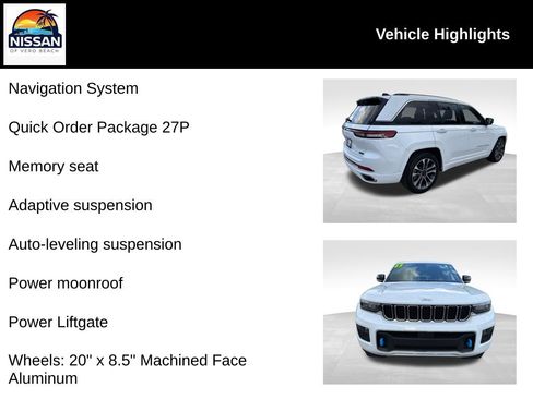 Used 2023 Jeep Grand Cherokee Overland AWD/4WD image 18