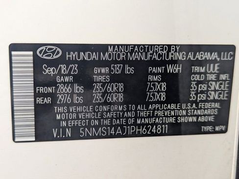 Used 2023 Hyundai Santa Fe SE FWD image 27