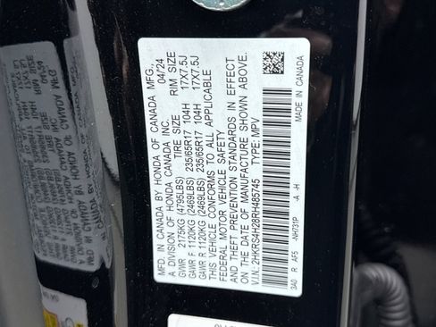 Used 2024 Honda CR-V LX image 23