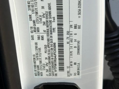 Used 2018 Ford F150 Raptor w/ Equipment Group 802A Luxury image 29