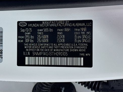 New 2026 Hyundai Santa Fe SE FWD image 33