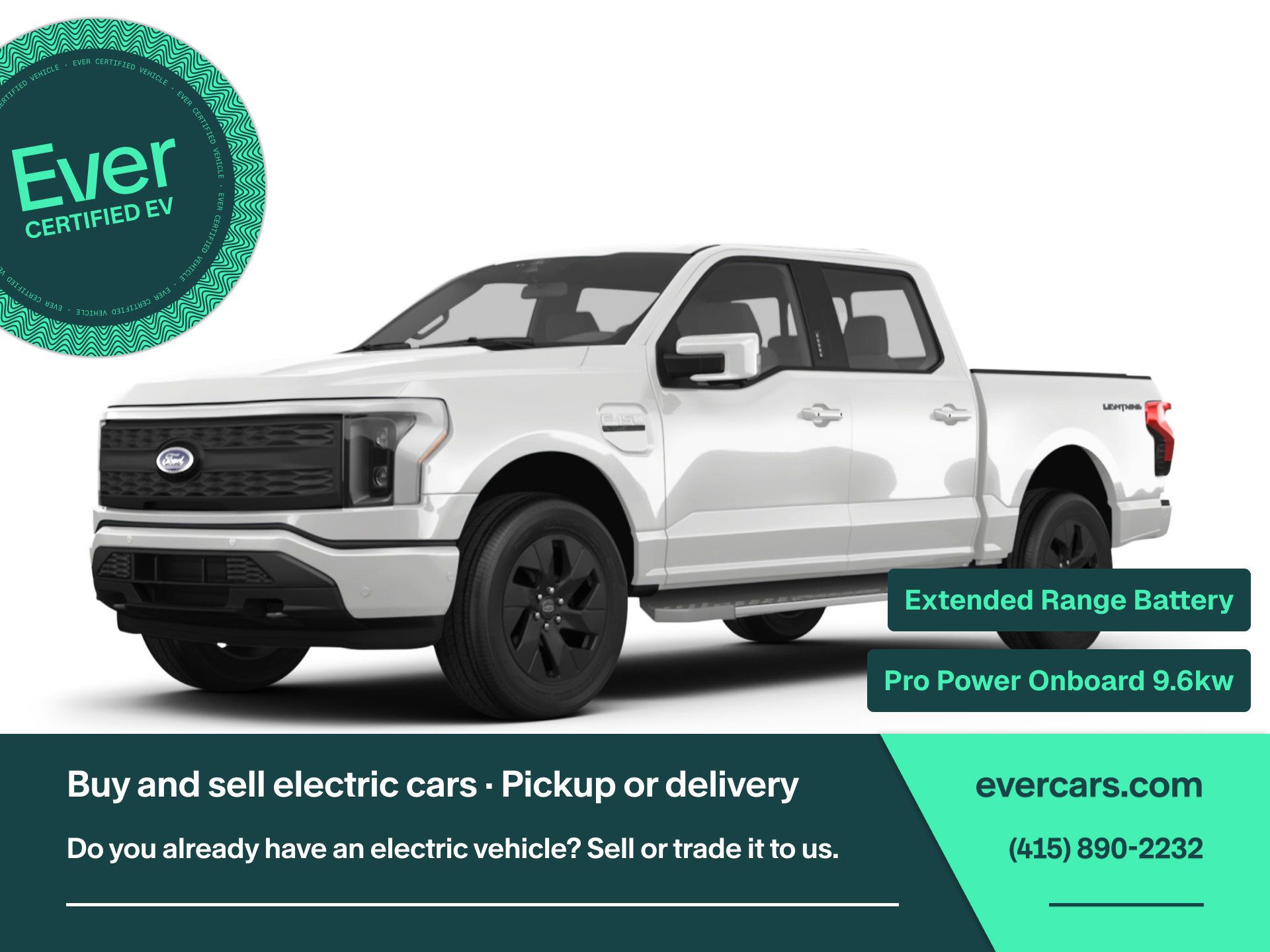 Used 2024 Ford F150 Lightning Flash w/ Max Trailer Tow Package AWD/4WD image 1