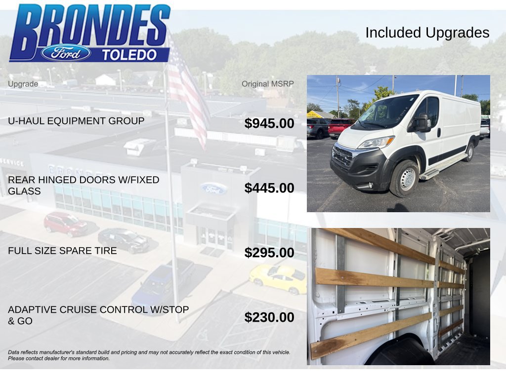 Used 2025 RAM ProMaster 2500 w/ U-Haul Equipment Group FWD image 6