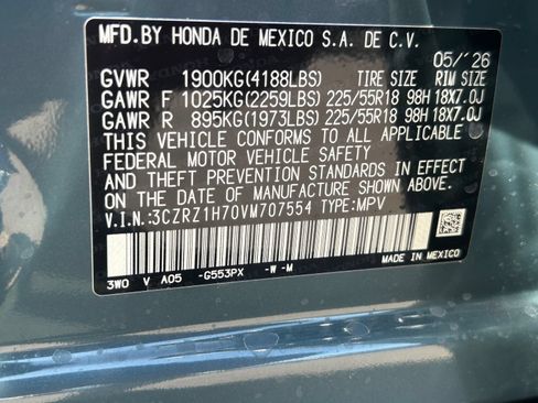 New 2027 Honda HR-V EX-L image 29