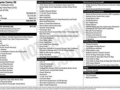 Used 2016 Toyota Camry SE w/ Moonroof Package image 1