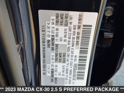 Certified 2023 MAZDA CX-30 AWD 2.5 S w/ Preferred Package image 23