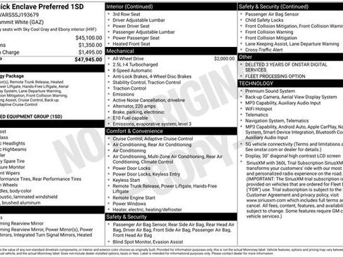 Certified 2025 Buick Enclave Preferred AWD/4WD image 6