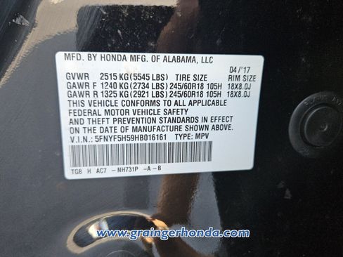 Used 2017 Honda Pilot EX-L image 13