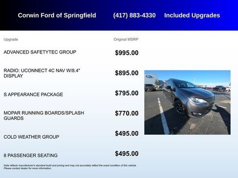 Used 2019 Chrysler Pacifica Touring Plus w/ Advanced Safetytec Group image 5