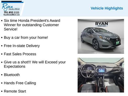 Used 2024 Nissan Versa SR image 2