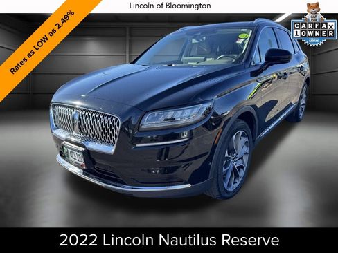 Certified 2022 Lincoln Nautilus Reserve w/ Equipment Group 201A image 1